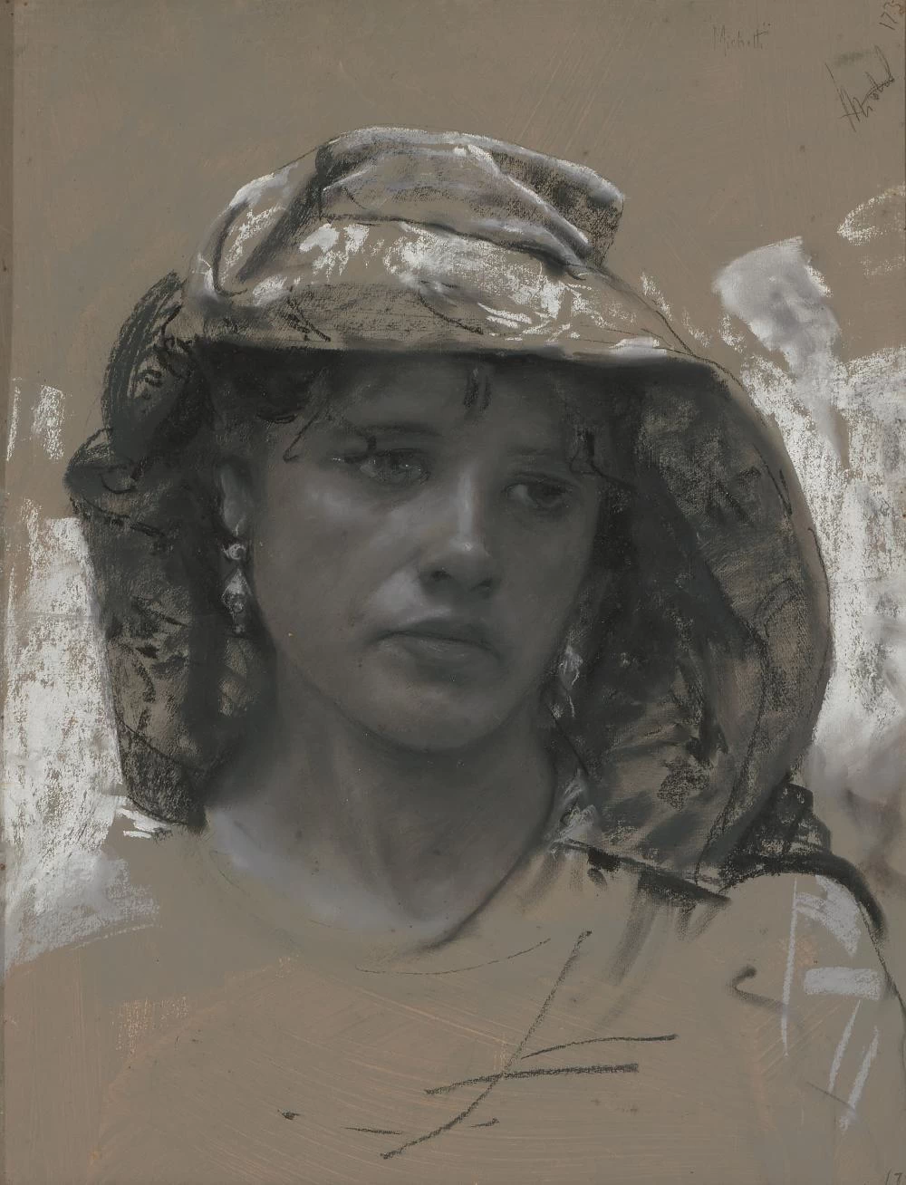 Francesco Paolo Michetti - 183, Ritratto femminile